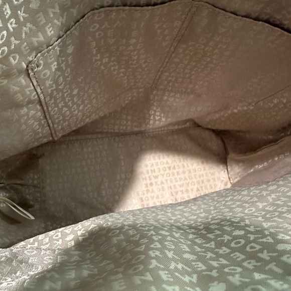 KATE SPADE Jeralyn Camellia Street Gold Patent Leather Tote Bag - Picture 6 of 6